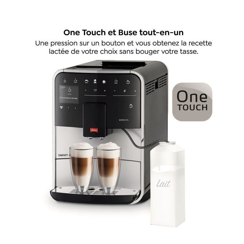 Grain machine melitta barista t smart - silver (without milk tank)