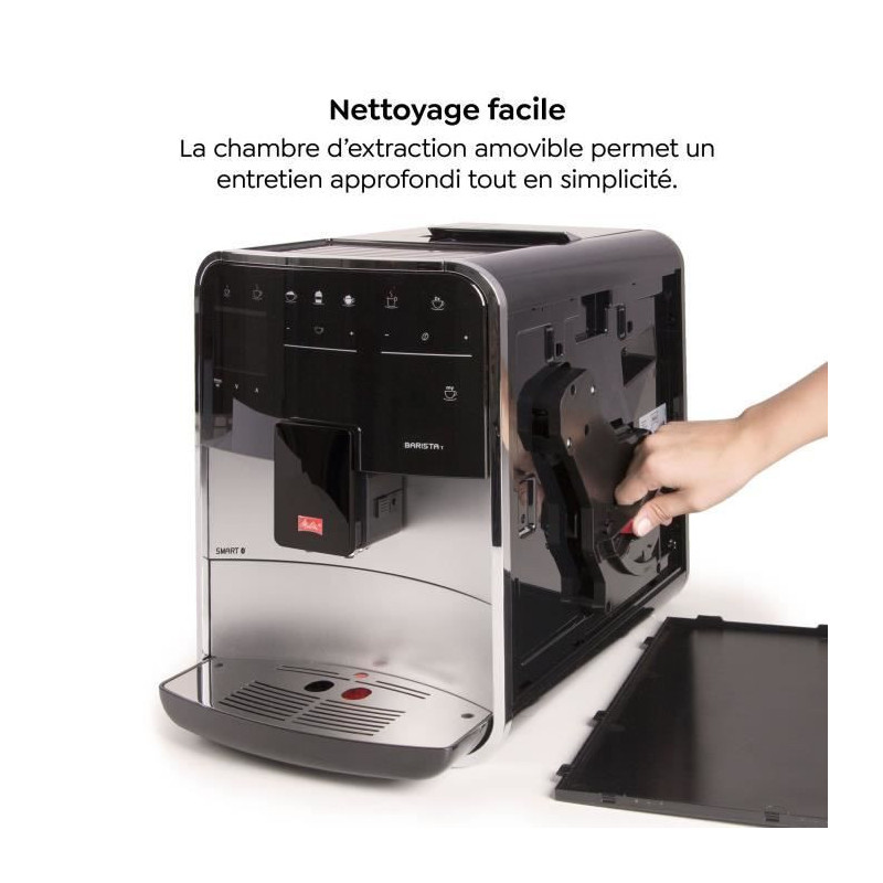 Grain machine melitta barista t smart - silver (without milk tank)