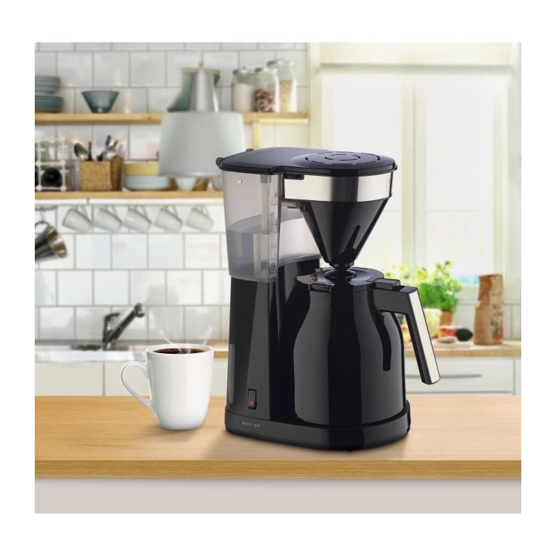Melitta Easy Top Therm II 1023-08 - Filter coffee 1L - 1050 W - Black