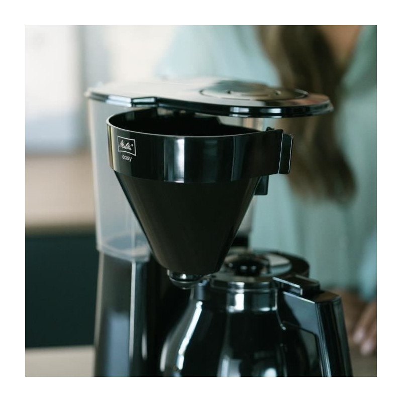 Melitta Easy Therm II 1023-06 - Filter coffee 1L - 1050 W - Black