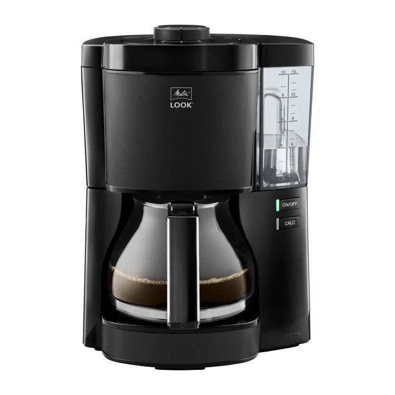Coffee maker - MELITTA - Look V Glass 1025-02 - 1080 W - 1.25 L - Blac