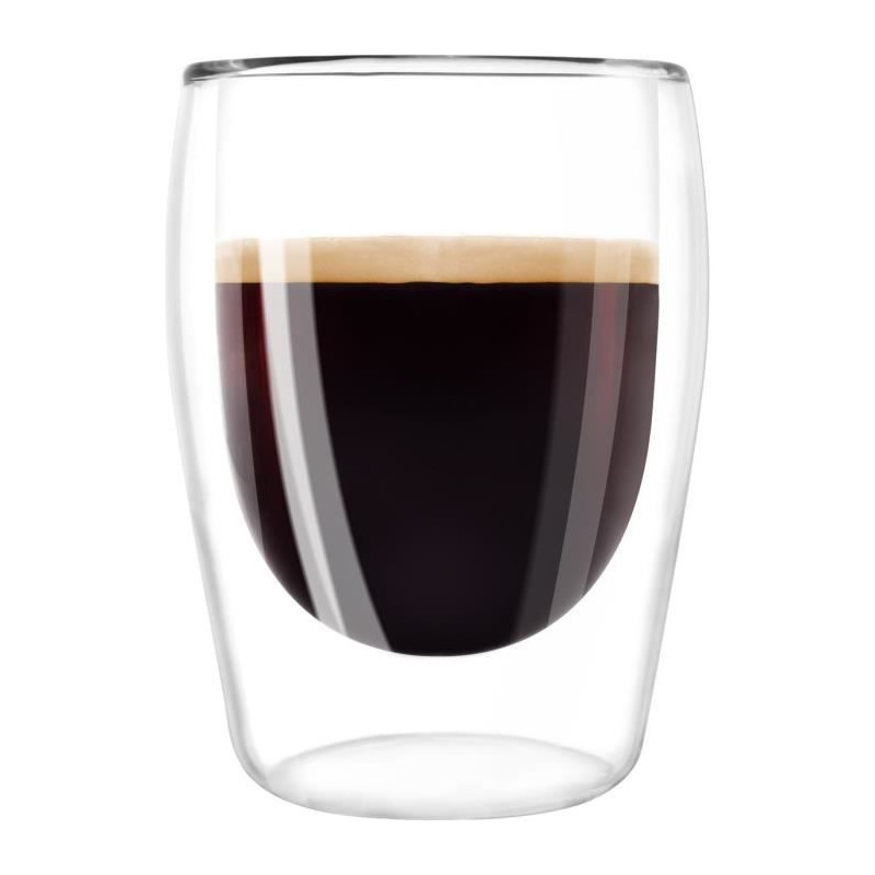 MELITTA Set of 2 glasses for Expresso coffee 80 ml transparent