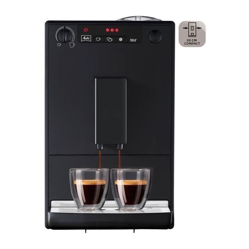 MELITTA E950-222 Automatic espresso machine with Caffeo Solo grinder -