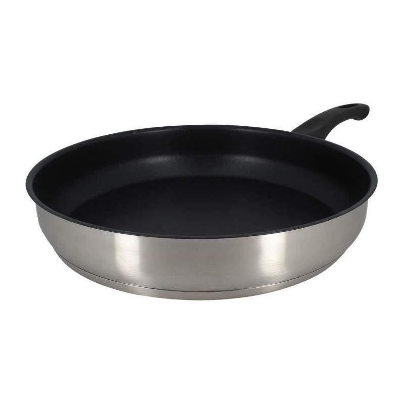 Frying pan - MENASTYL - 6020247 - Stainless steel - 28 cm - Suitable f