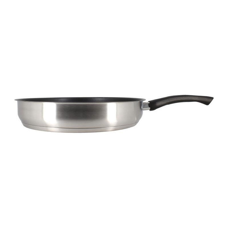 Frying pan - MENASTYL - 6020247 - Stainless steel - 28 cm - Suitable f