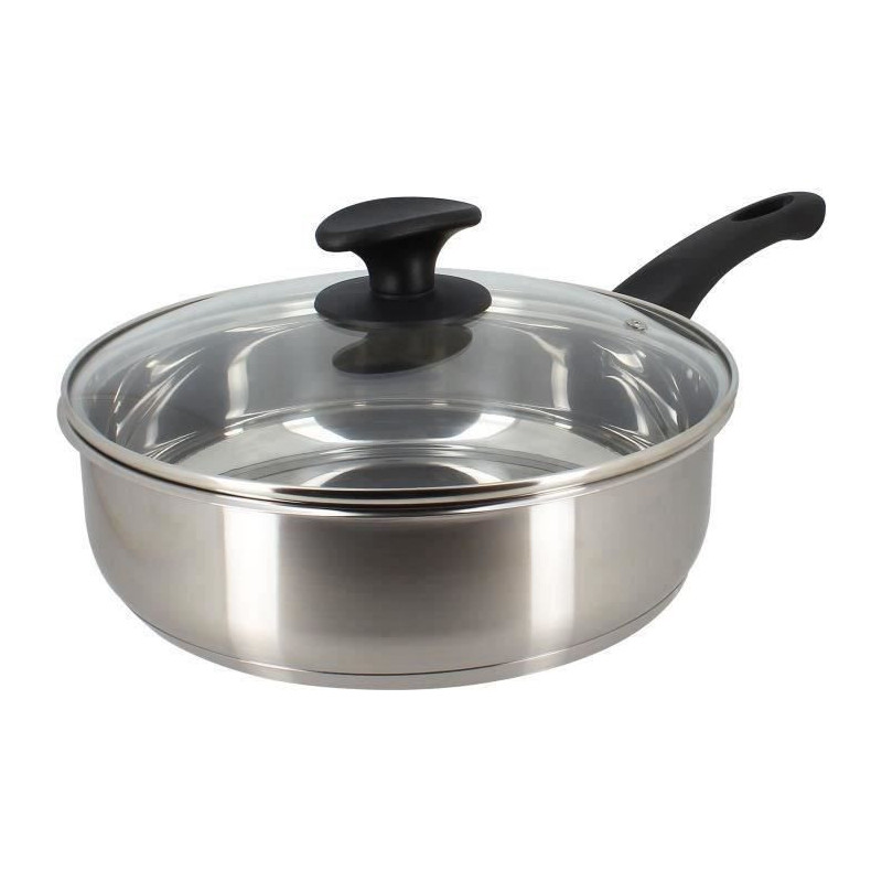 Sauté pan - MENASTYL - 6020248 - Stainless steel - 28 cm - Suitable f