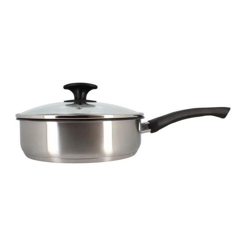 Sauté pan - MENASTYL - 6020248 - Stainless steel - 28 cm - Suitable f
