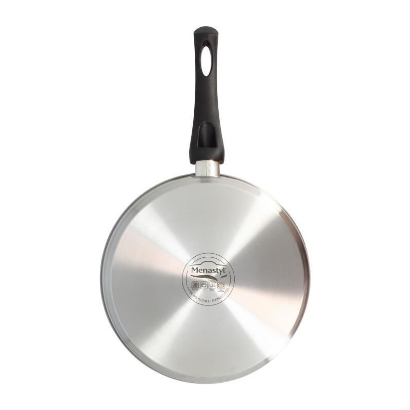 Sauté pan - MENASTYL - 6020248 - Stainless steel - 28 cm - Suitable f
