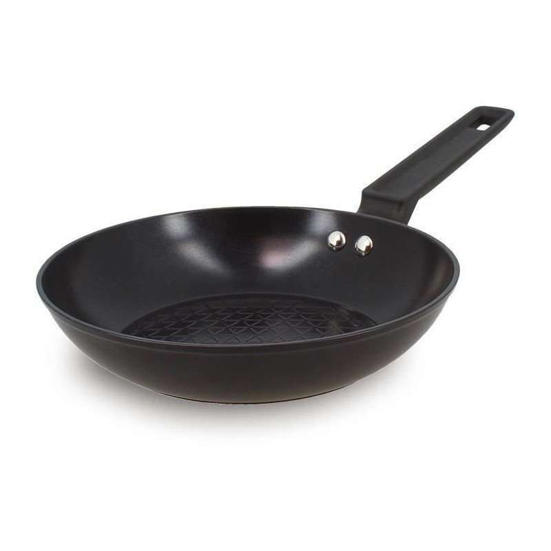 Frying pan - MENASTYL - 6020635 - Forged aluminum - 20 cm - Black - Su
