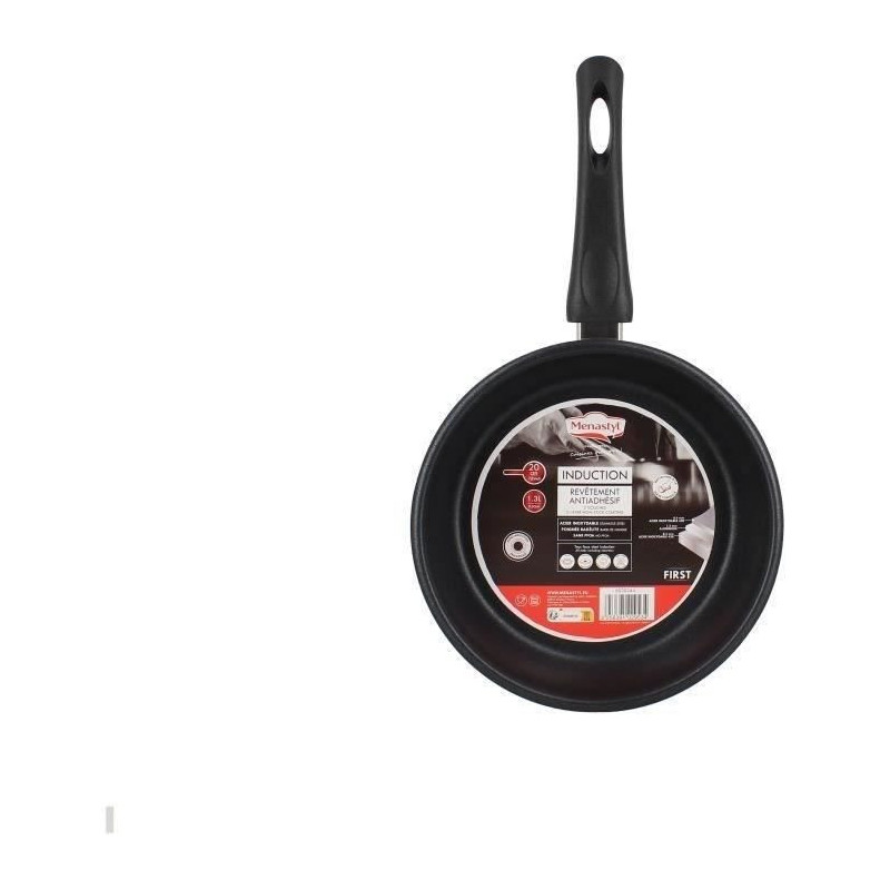Frying pan - MENASTYL - 6020244 - Stainless steel - 20 cm - Suitable f