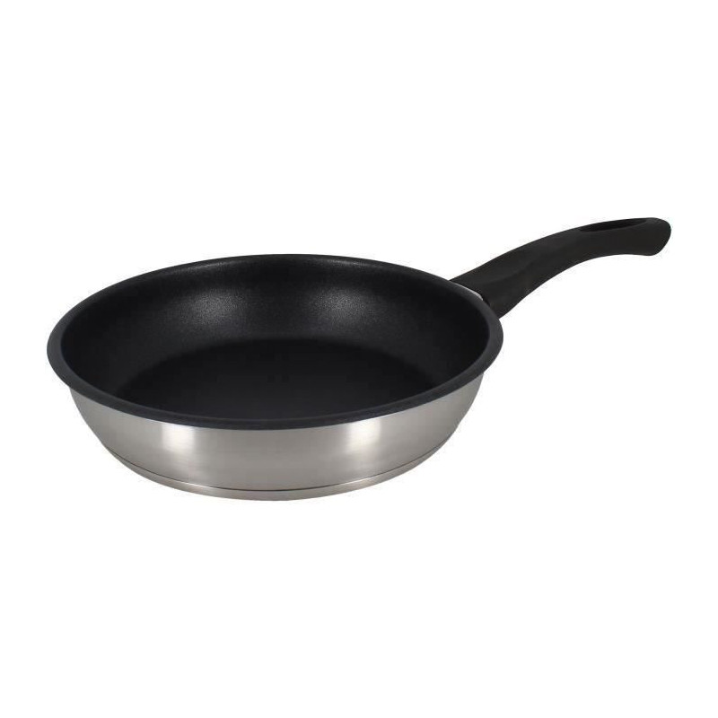 Frying pan - MENASTYL - 6020244 - Stainless steel - 20 cm - Suitable f
