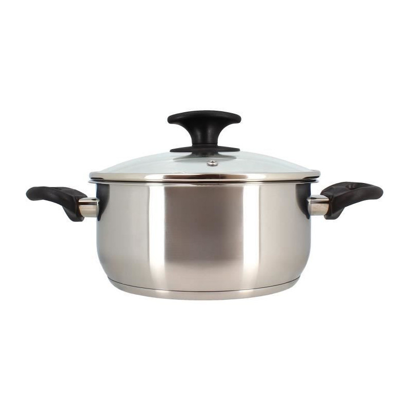 Dutch oven - MENASTYL - First 20 cm - Stainless steel - Suitable for a