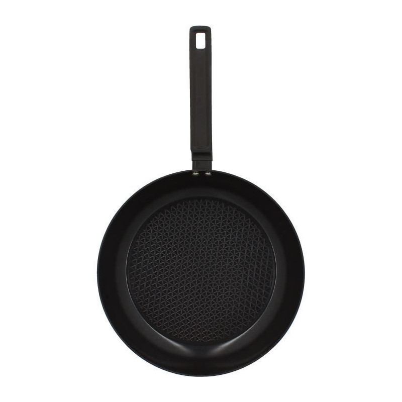Frying pan - MENASTYL - 6020639 - Forged aluminum - 30 cm - Black - Su