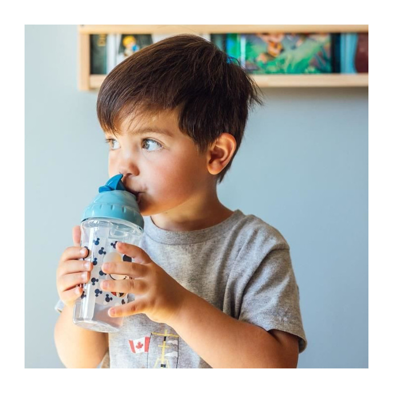 MICKEY COLLECTOR 295 ML LEAK-PROOF STRAW CUP