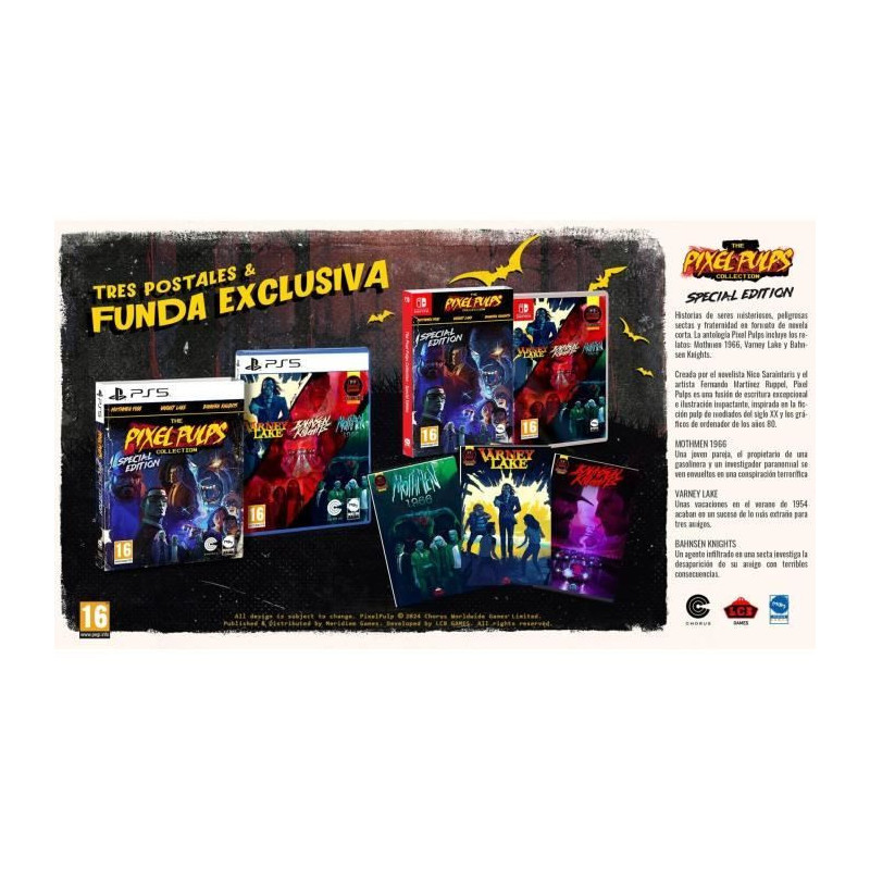 The Pixel Pulps Collection - PS5 Game - Special Edition - Adventure -