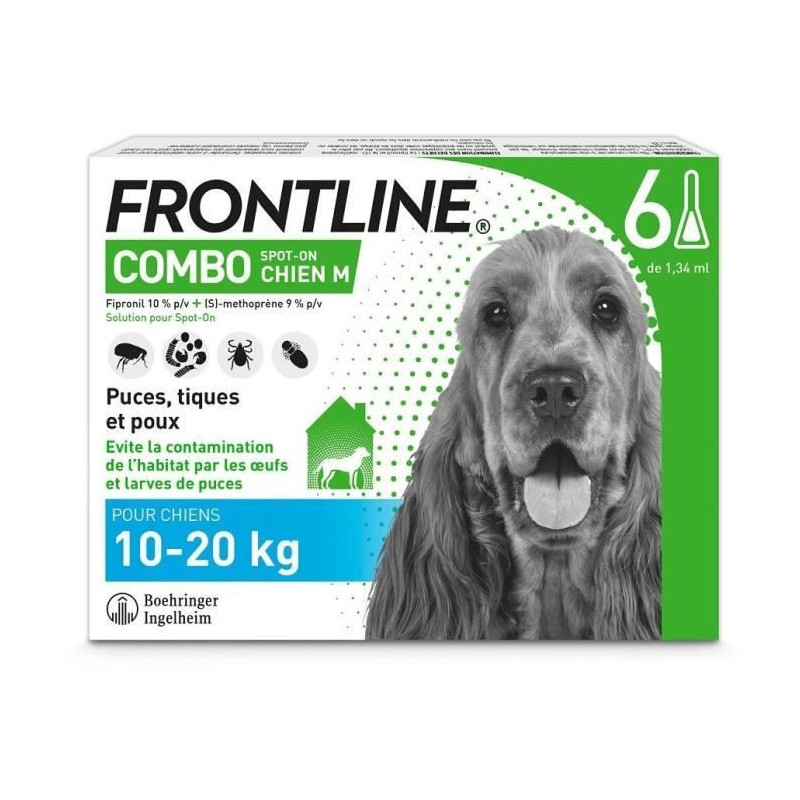 FRONTLINE Dog combo 10-20kg - 6 pipettes