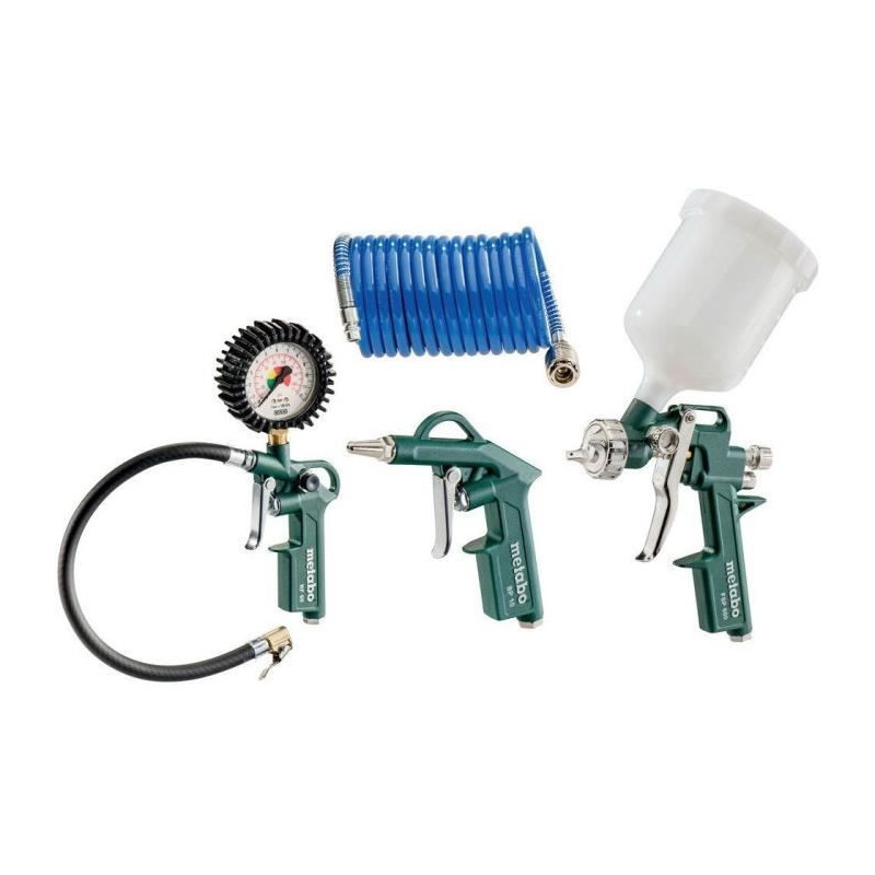 METABO - LPZ 4 Compressed Air Tool Set (blow gun, tire inflation gun,