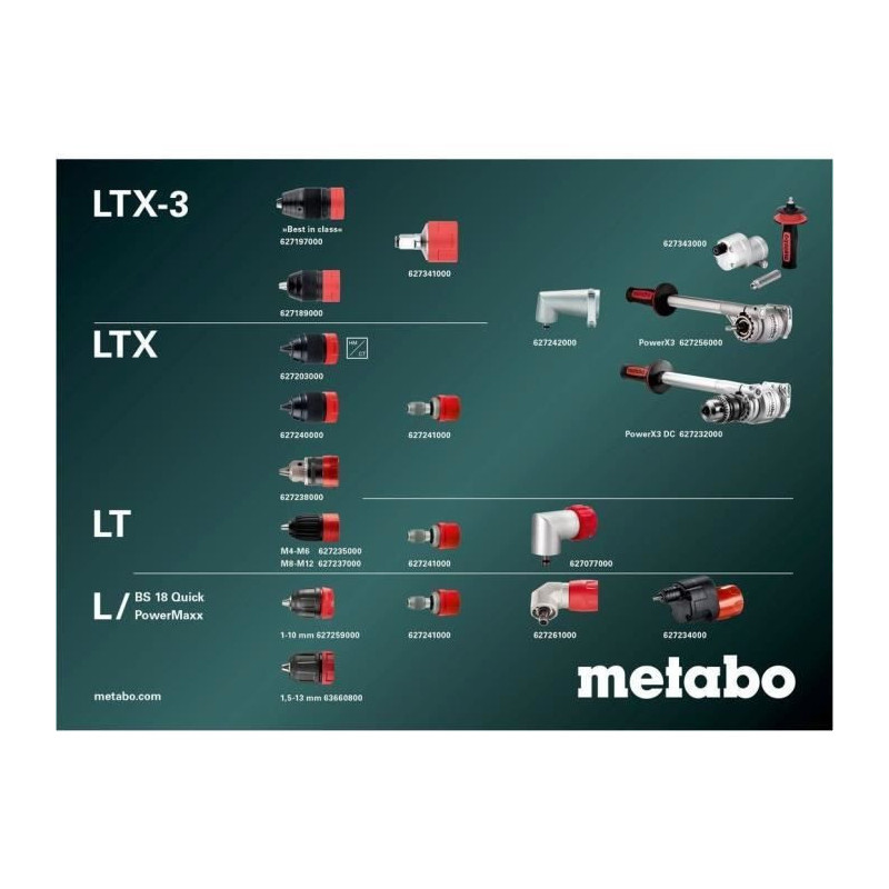Cordless drill driver - METABO - BS 18 LT BL Q - 18 V - MetaBOX 145