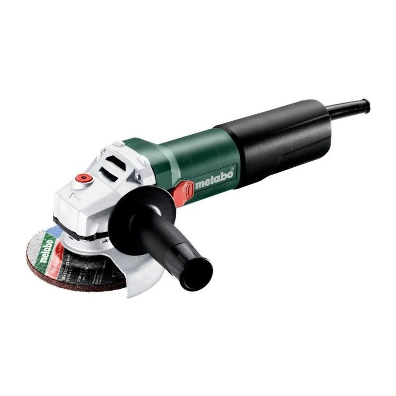 Angle grinder set - METABO - WEQ 1400-125 - M-Quick clamping nut