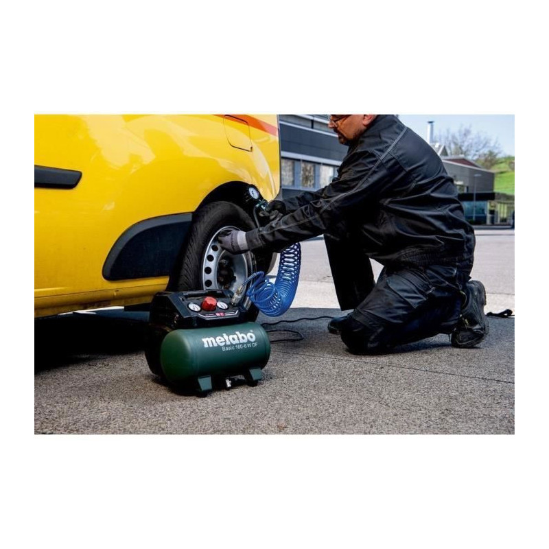 Compressor - METABO - Basic 160-6 W OF - 6 Liters - 900 W - 8 bar