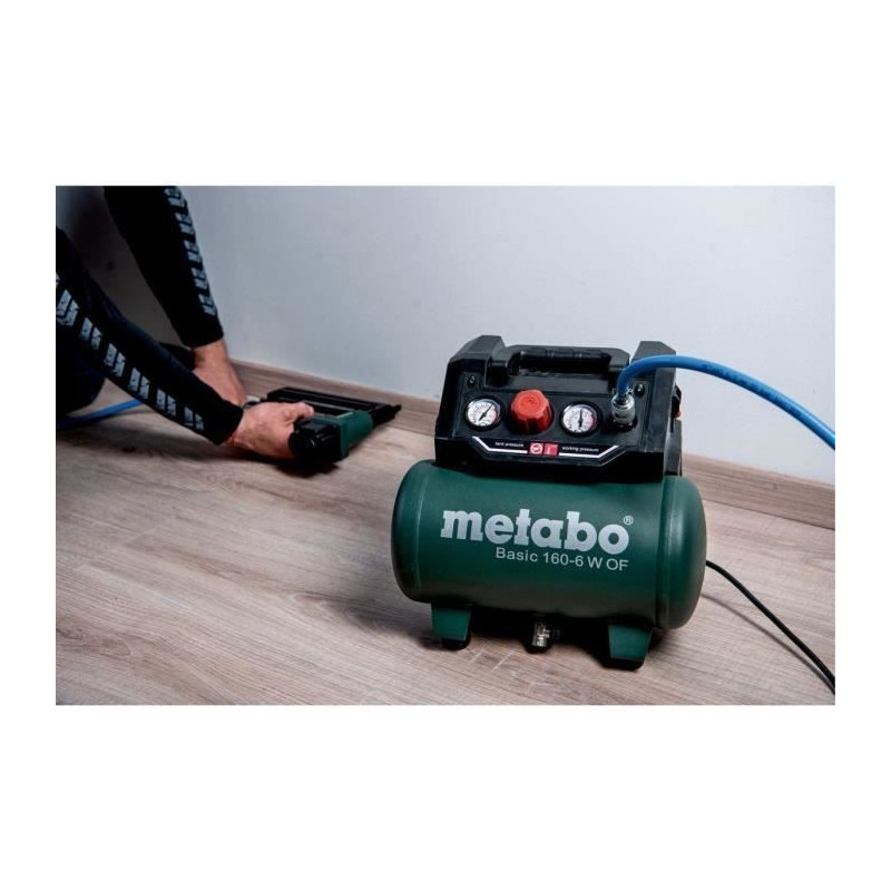 Compressor - METABO - Basic 160-6 W OF - 6 Liters - 900 W - 8 bar