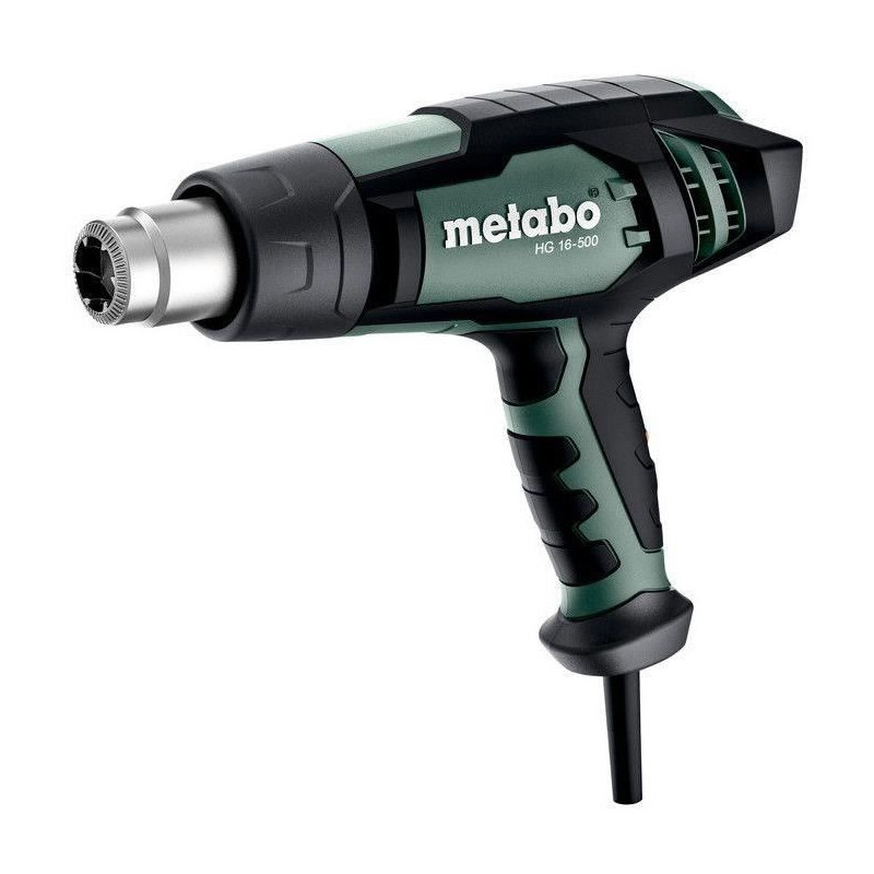 Hot air gun - METABO - HG 16-500 - Wide jet nozzle - Reflector nozzle
