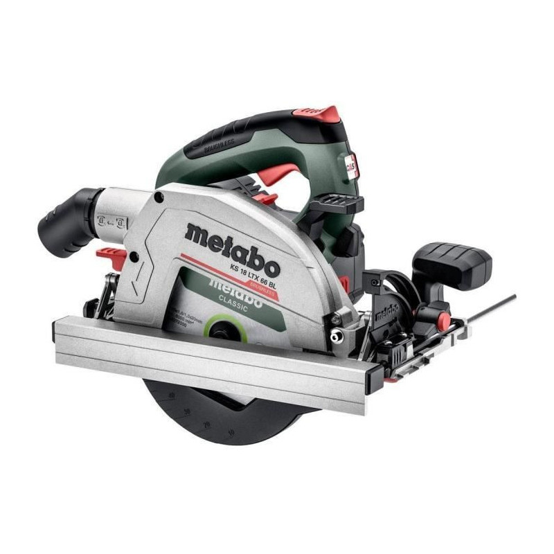 Cordless portable circular saw - METABO - KS 18 LTX 66 BL - 18 V - car