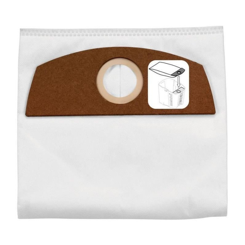 5 Filter bags for vacuum cleaner non-woven - METABO - Non-woven - Pape