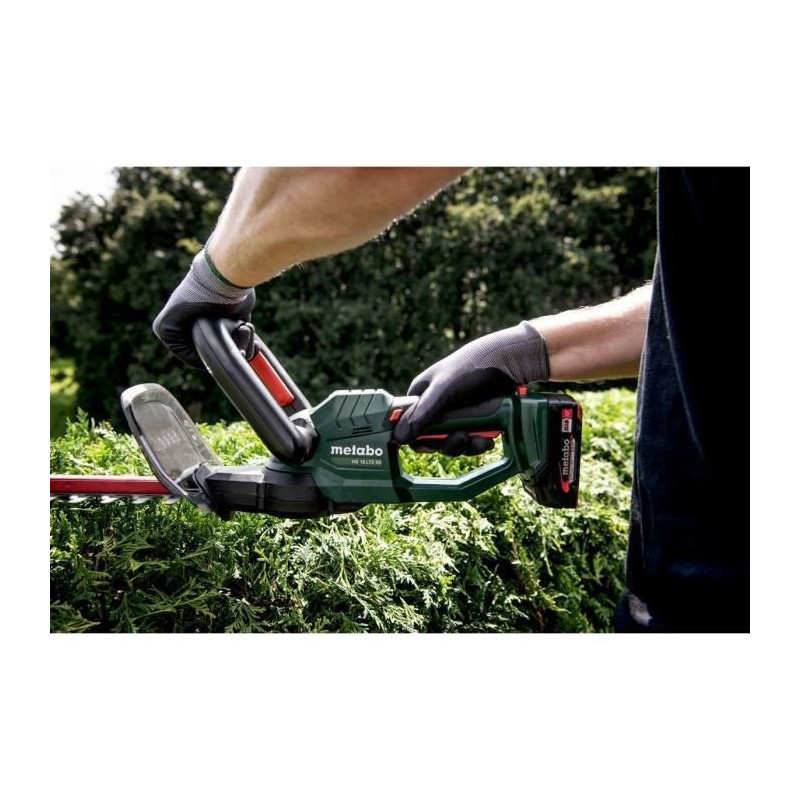 Cordless hedge trimmer - METABO - HS 18 LTX 65 - 65 cm blade - 18 V -
