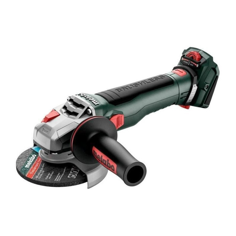 Cordless grinder - METABO - WVB 18 LT BL 11-125 Quick - 18V - Concrete