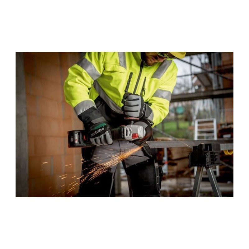 Cordless grinder - METABO - WVB 18 LT BL 11-125 Quick - 18V - Concrete