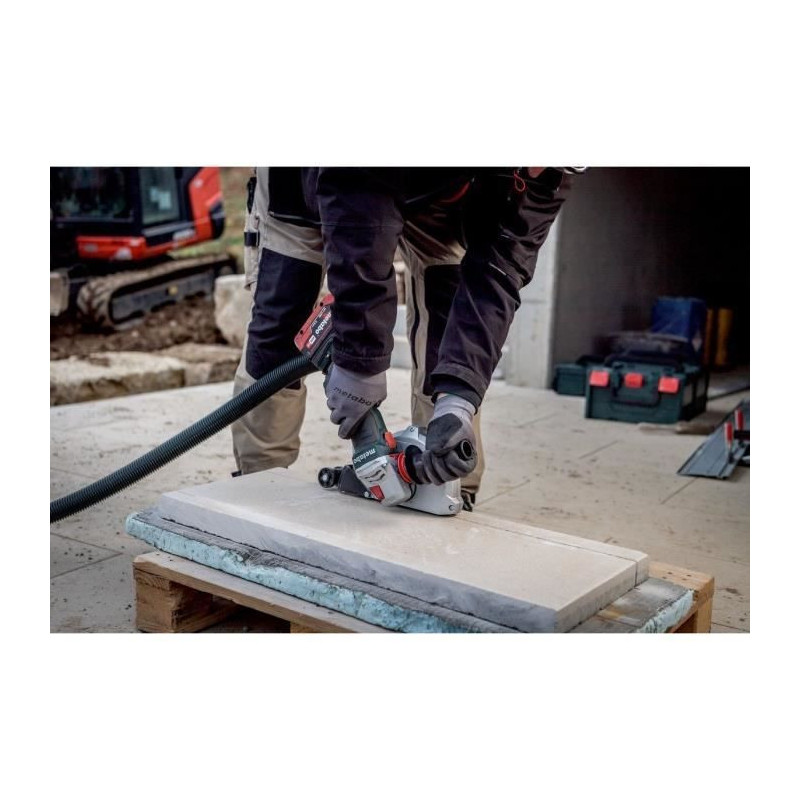 Cordless grinder - METABO - WVB 18 LT BL 11-125 Quick - 18V - Concrete