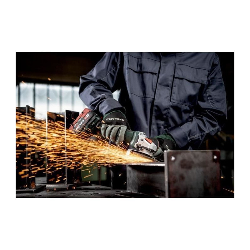 Cordless grinder - METABO - WVB 18 LT BL 11-125 Quick - 18V - Concrete