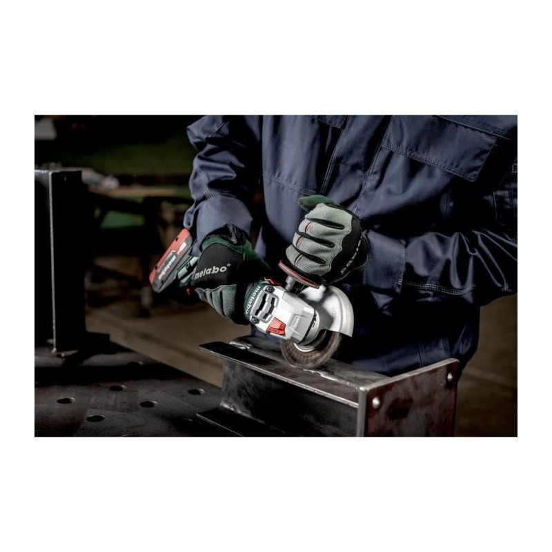 Cordless grinder - METABO - WVB 18 LT BL 11-125 Quick - 18V - Concrete