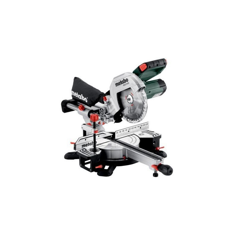 Radial miter saw - METABO - KGS 216 M - precision cut line LED - 61321