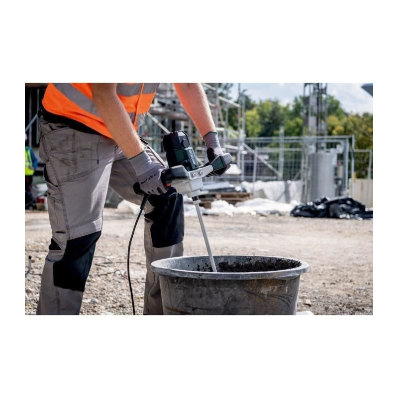Mixer - METABO - RWE 1200 - RS-R2 agitator - 200 mm extension - Open-e