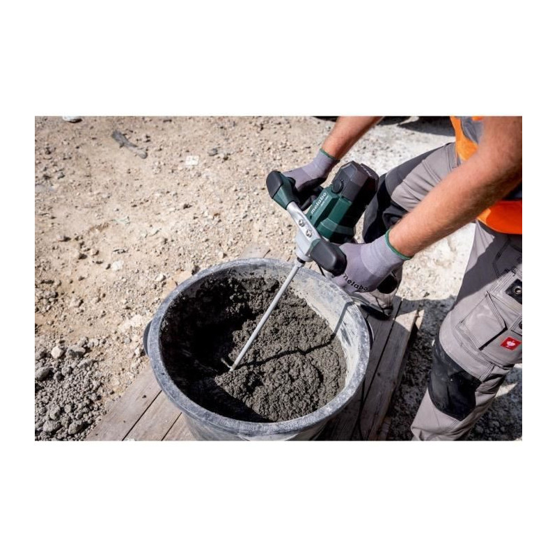 Mixer - METABO - RWE 1200 - RS-R2 agitator - 200 mm extension - Open-e