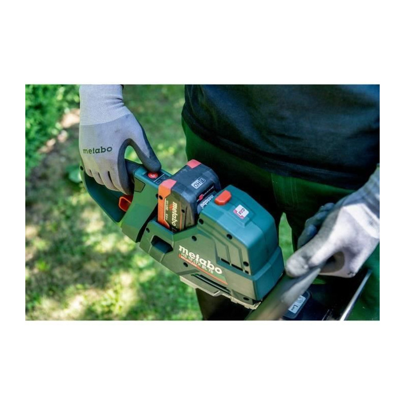 METABO HS 18 LTX BL 75 cordless hedge trimmer - Brushless motor - Rota