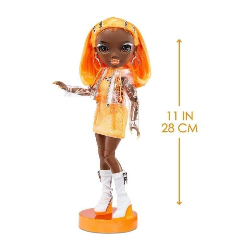 Rainbow High - Mannequin doll - Michelle St Charles (Fluo orange) 5 Se