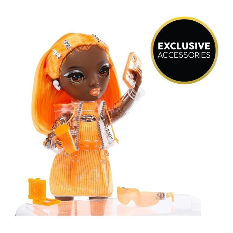 Rainbow High - Mannequin doll - Michelle St Charles (Fluo orange) 5 Se