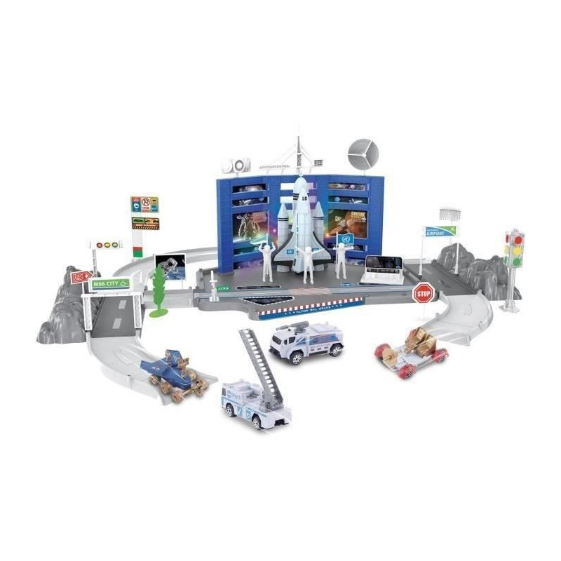 Space Shuttle Launch Station - MGM - 3 metal vehicles - Free stickers