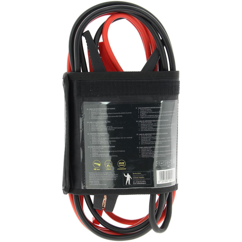 Starting cables - MICHELIN - 9512 - 16mm² - 3M - Starting gasoline en