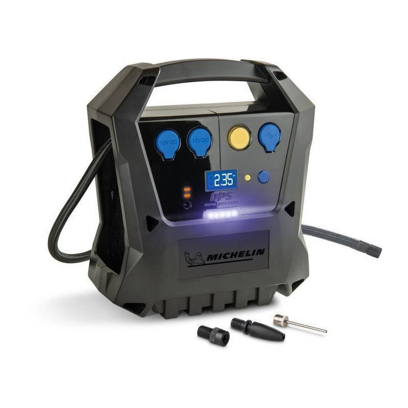 MICHELIN - Rechargeable cordless compressor - 6.9 Bar - 100 PSI