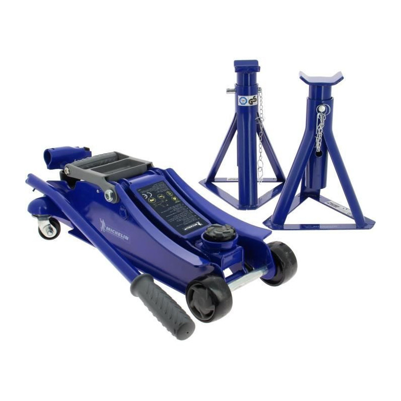 Hydraulic rolling jack - MICHELIN - 9558 - Lifting capacity: 1800 kg -
