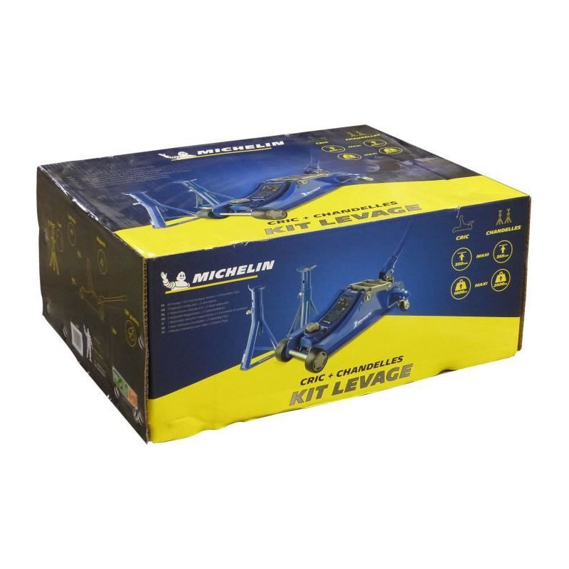 Hydraulic rolling jack - MICHELIN - 9558 - Lifting capacity: 1800 kg -
