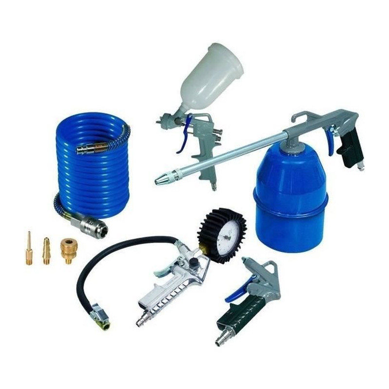 MICHELIN Kit of 8 accessories for any compressor on tank