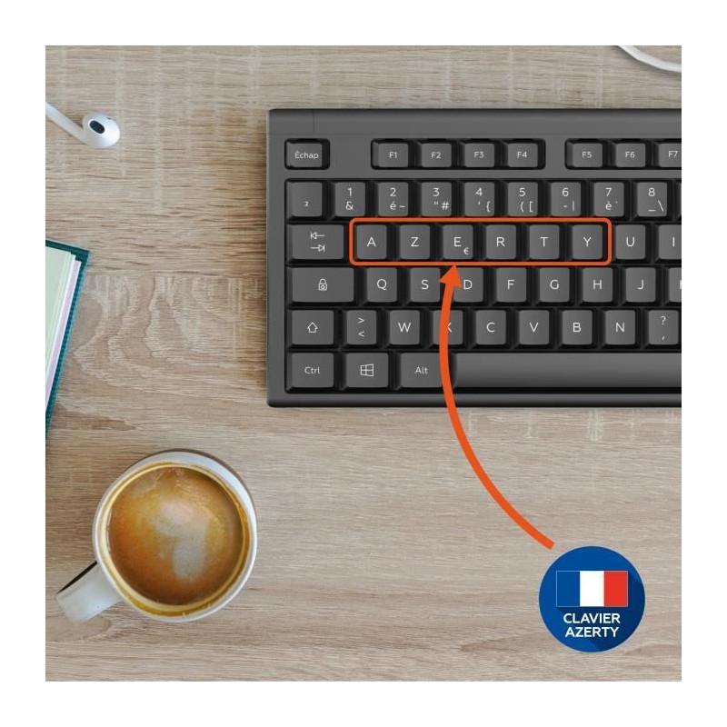 Keyboard and mouse set - MOBILITY LAB - Alpha - Ergonomic - Wireless -