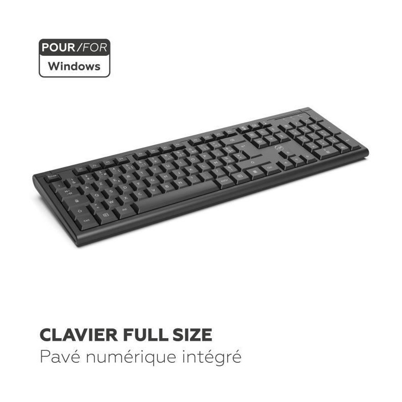 Keyboard and mouse set - MOBILITY LAB - Alpha - Ergonomic - Wireless -