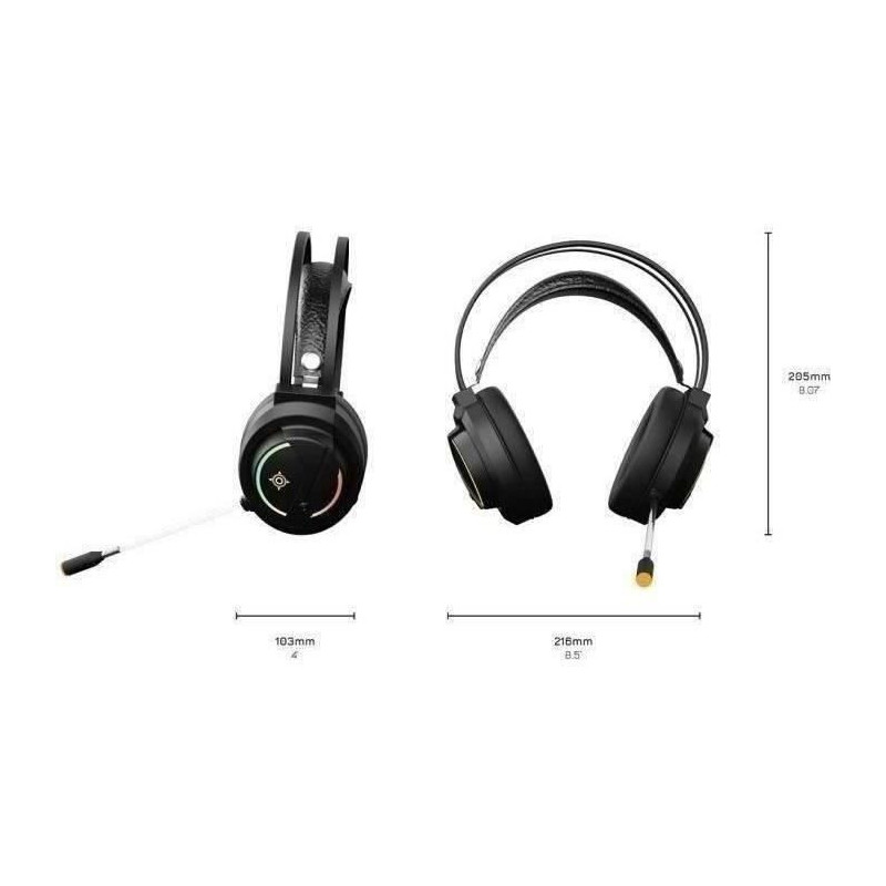 4 in 1 RGB Gaming Pack - MOBILITY - Aquila - Keyboard + Headset + Mous