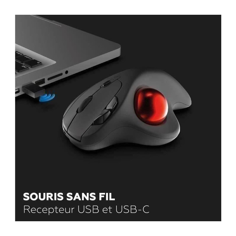 Wireless mouse - MOBILITY LAB - Trackball - Black